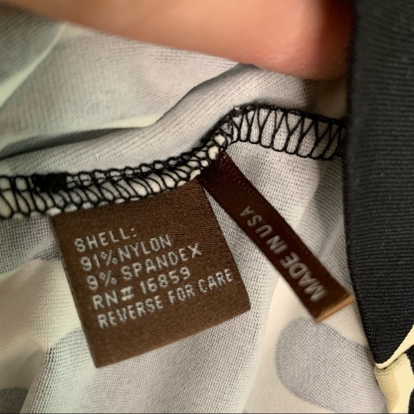 J. McLaughlin Black and Cream Patterned Dress - Picture 7 of 11